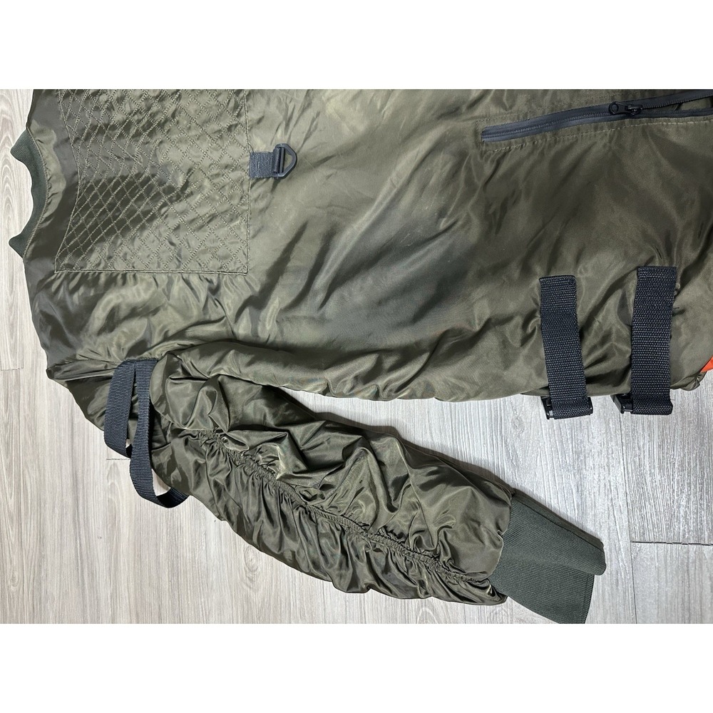 Uncle Ralph Green Military Bomber Jacket Size XL - Picture 10 of 13